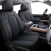 Sedan 02 | Airbag-Safe Custom Fit Faux Leather Seat Covers for Camry,Accord,Civic,Model 3,Model Y | Waterproof & Durable