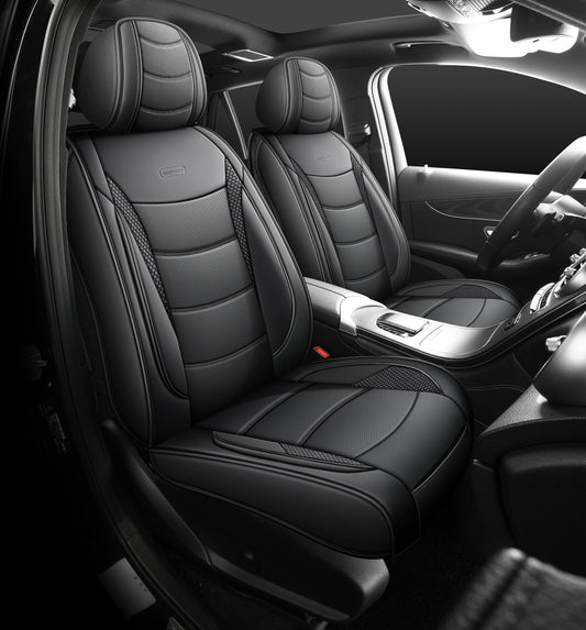Pickup Trucks 05 | Airbag-Safe Custom Fit Faux Leather Seat Covers for Ford, RAM, Silverado, Tacoma, Tundra, Sierra | Waterproof & Durable