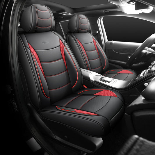 Pickup Trucks 05 | Airbag-Safe Custom Fit Faux Leather Seat Covers for Ford, RAM, Silverado, Tacoma, Tundra, Sierra | Waterproof & Durable