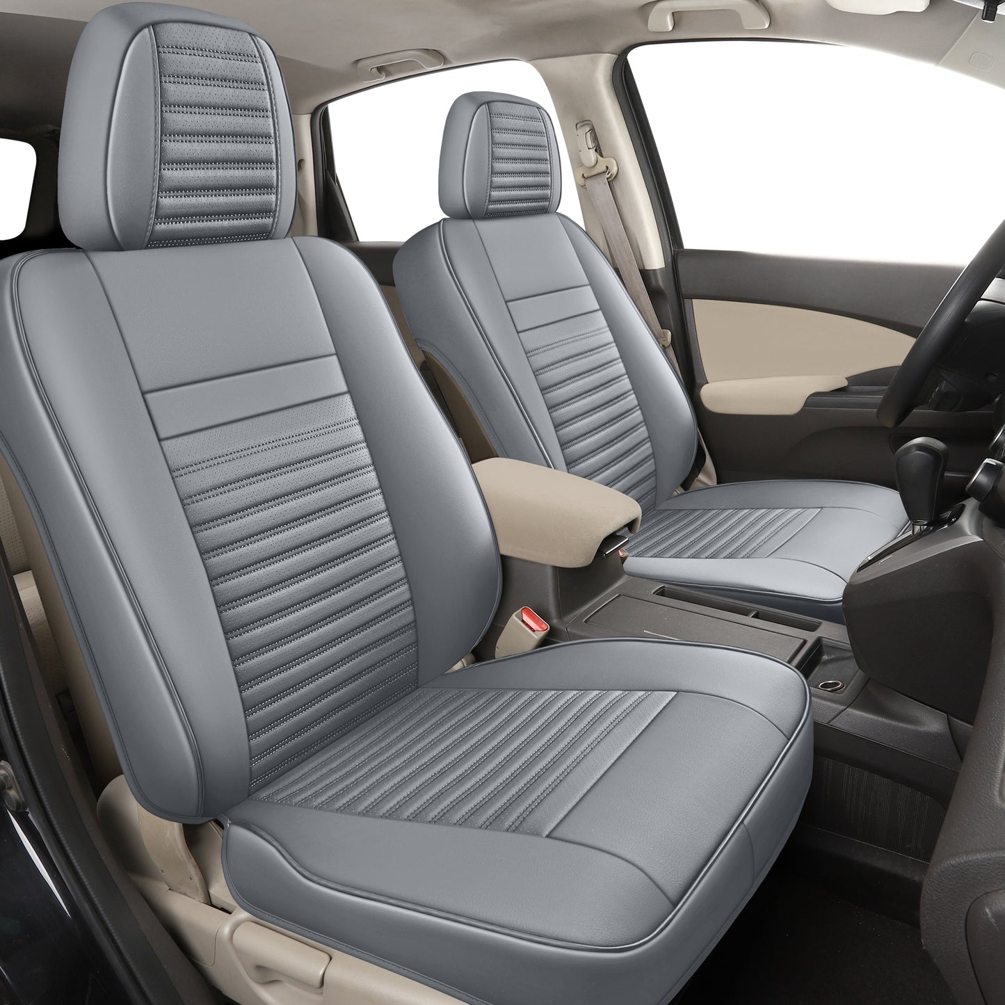 Pickup Trucks 12 | Airbag-Safe Custom Fit Faux Leather Seat Covers for Ford, RAM, Silverado, Tacoma, Tundra, Sierra | Waterproof & Durable