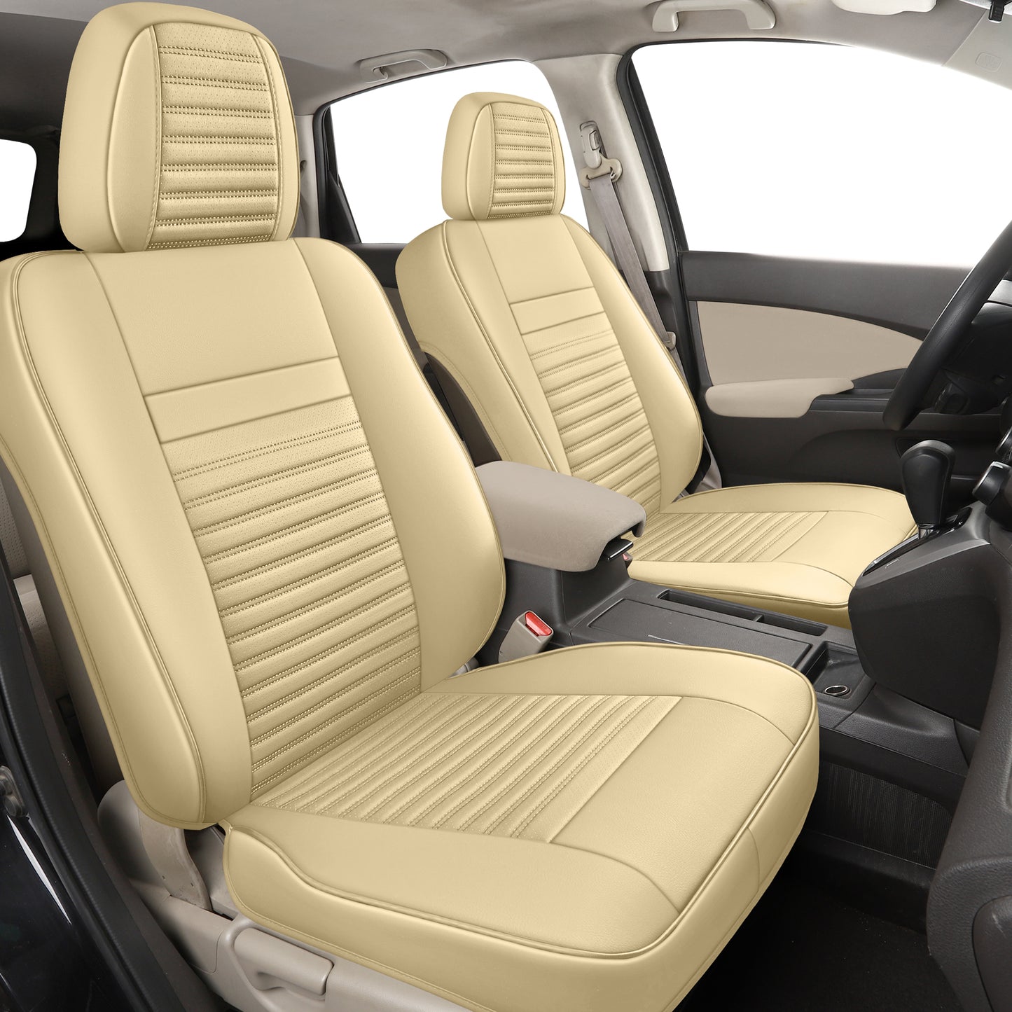 Pickup Trucks 12 | Airbag-Safe Custom Fit Faux Leather Seat Covers for Ford, RAM, Silverado, Tacoma, Tundra, Sierra | Waterproof & Durable