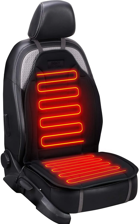 Heated Seat Cushion 03 l Comfortable Heated Seat Cover, Winter Seat Warmer for Seat with Auto Shut Off Timer, Universial Fit, Fast heating, Quickly warm-up