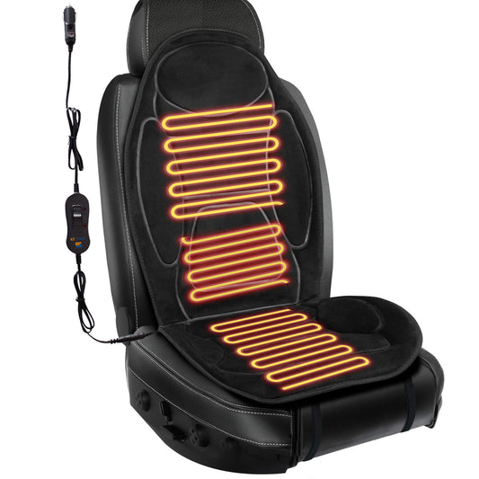 Heated Seat Cushion 02 l Comfortable Heated Seat Cover, Winter Seat Warmer for Seat with Auto Shut Off Timer, Universial Fit, Fast heating, Quickly warm-up