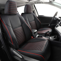 Sedan 01 | Airbag-Safe Custom Fit Faux Leather Seat Covers for Camry,Accord,Civic,Model 3,Model Y | Waterproof & Durable