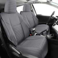 Sedan 01 | Airbag-Safe Custom Fit Faux Leather Seat Covers for Camry,Accord,Civic,Model 3,Model Y | Waterproof & Durable