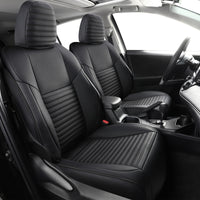 Sedan 01 | Airbag-Safe Custom Fit Faux Leather Seat Covers for Camry,Accord,Civic,Model 3,Model Y | Waterproof & Durable