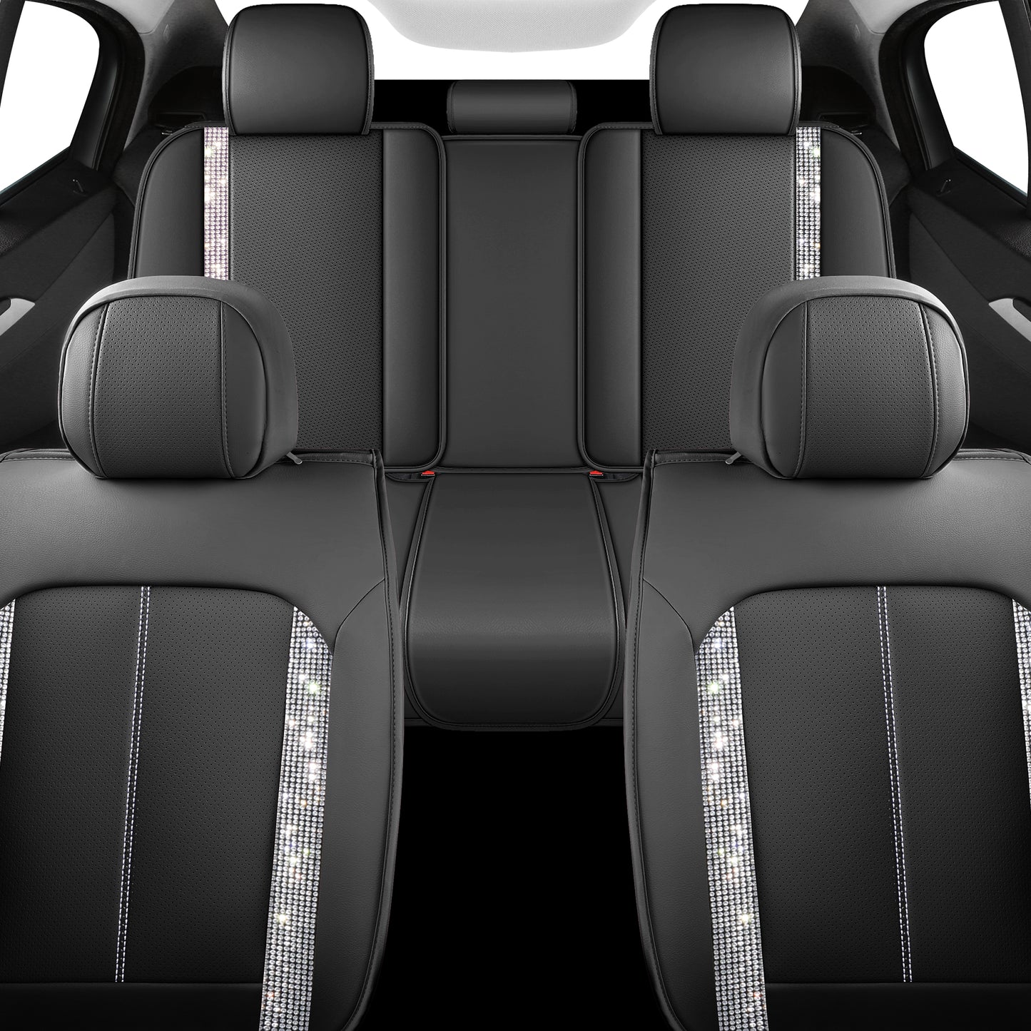 Pickup Trucks 02 | Airbag-Safe Custom Fit Faux Leather Seat Covers for Ford, RAM, Silverado, Tacoma, Tundra, Sierra | Waterproof & Durable