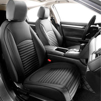 Sedan 04 | Airbag-Safe Custom Fit Faux Leather Seat Covers for Camry,Accord,Civic,Model 3,Model Y | Waterproof & Durable