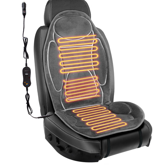 Heated Seat Cushion 02 l Comfortable Heated Seat Cover, Winter Seat Warmer for Seat with Auto Shut Off Timer, Universial Fit, Fast heating, Quickly warm-up