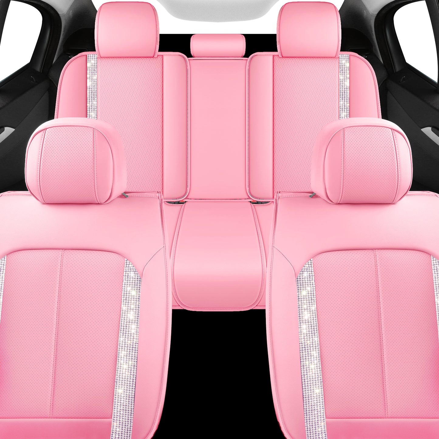 Pickup Trucks 02 | Airbag-Safe Custom Fit Faux Leather Seat Covers for Ford, RAM, Silverado, Tacoma, Tundra, Sierra | Waterproof & Durable